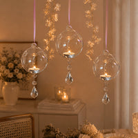 Jewel Glass Candle Holder Set (2 Pieces)