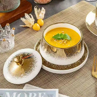 طقم شوربة ذهبي إمبراطوري